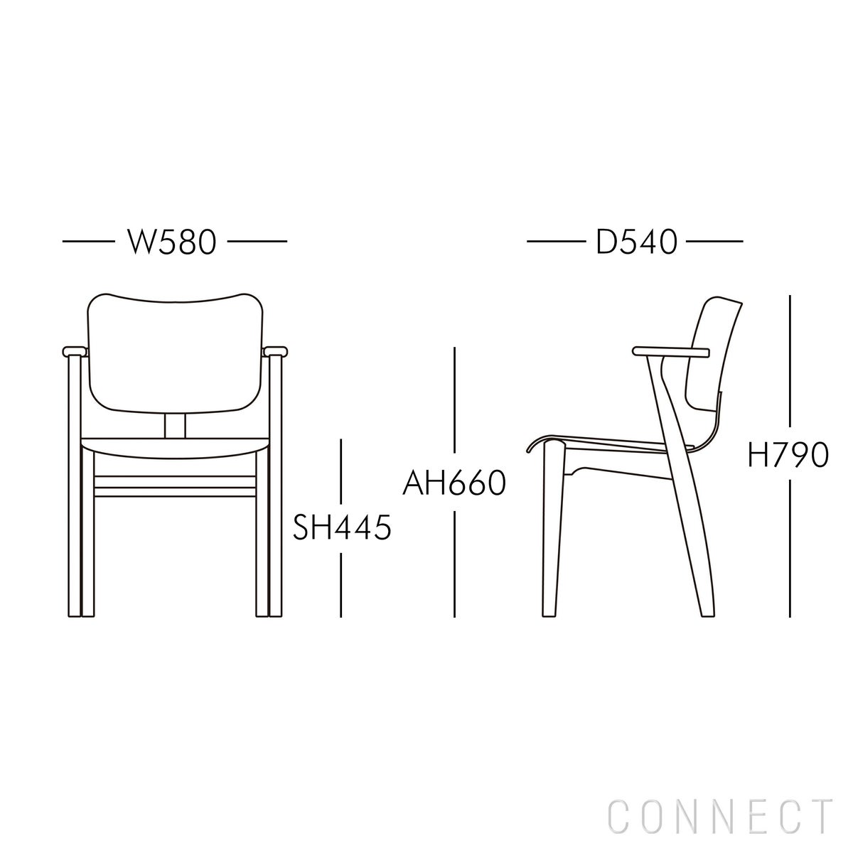 Artek（アルテック） / DOMUS CHAIR（ドムスチェア） / オーク材・ナチュラルラッカー仕上げ / 革張り Spectrum terracotta《New beauty versions》