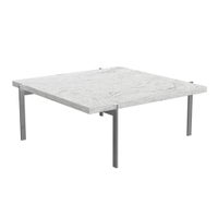 FRITZ HANSEN（フリッツ・ハンセン） / PK61 / 御影石 ロール仕上げ（グレーホワイト） / サテン仕上げステンレススチール / コーヒーテーブル / 80×80cm