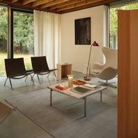 FRITZ HANSEN（フリッツ・ハンセン） / PK61 / 御影石 ロール仕上げ（グレーホワイト） / サテン仕上げステンレススチール / コーヒーテーブル / 80×80cm