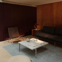 FRITZ HANSEN（フリッツ・ハンセン） / PK22（ピーケー22） ヘイズレザー / ダークブラウン / サテン仕上げステンレススチール