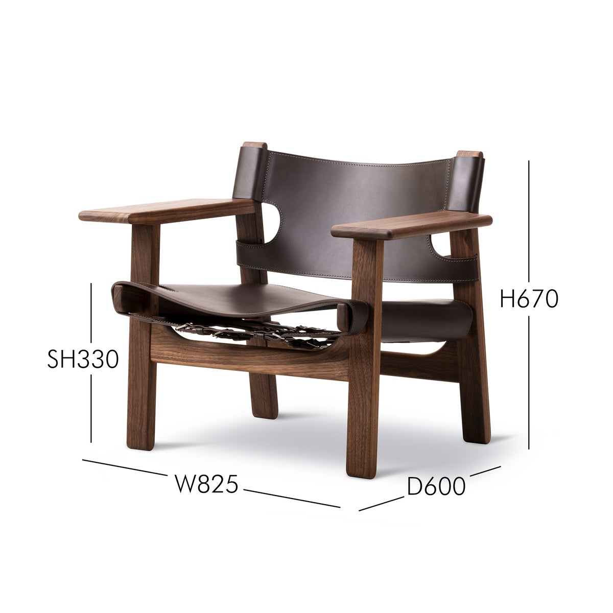 FREDERICIA（フレデリシア） / The Spanish Chair（スパニッシュチェア） / Model 2226 / ウォルナット材・オイル仕上げ・ダークブラウン