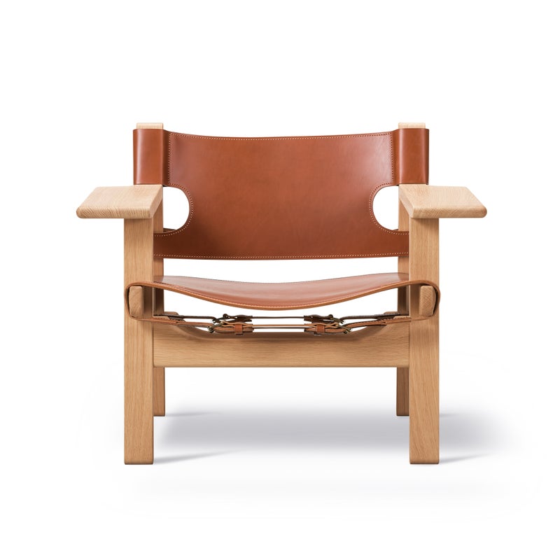 FREDERICIA（フレデリシア） / The Spanish Chair（スパニッシュチェア） / Model 2226 / オーク材・ライトオイル仕上げ・レザー（cognac）
