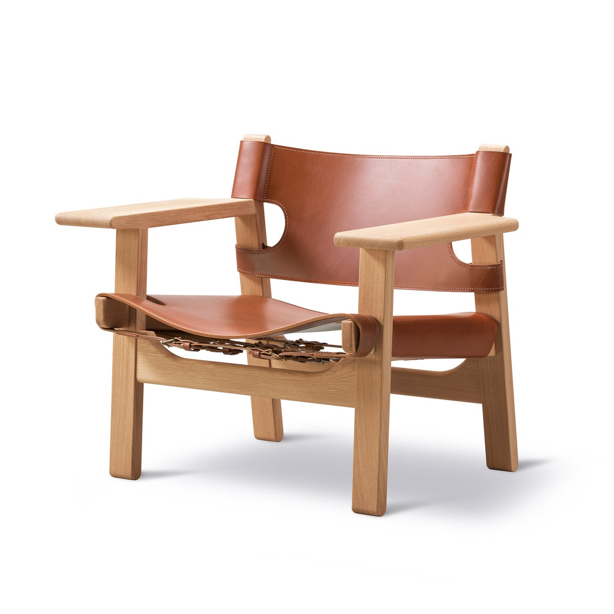 FREDERICIA（フレデリシア） / The Spanish Chair（スパニッシュチェア） / Model 2226 / オーク材・ライトオイル仕上げ・レザー（cognac）