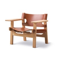 FREDERICIA（フレデリシア） / The Spanish Chair（スパニッシュチェア） / Model 2226 / オーク材・ライトオイル仕上げ・レザー（cognac）