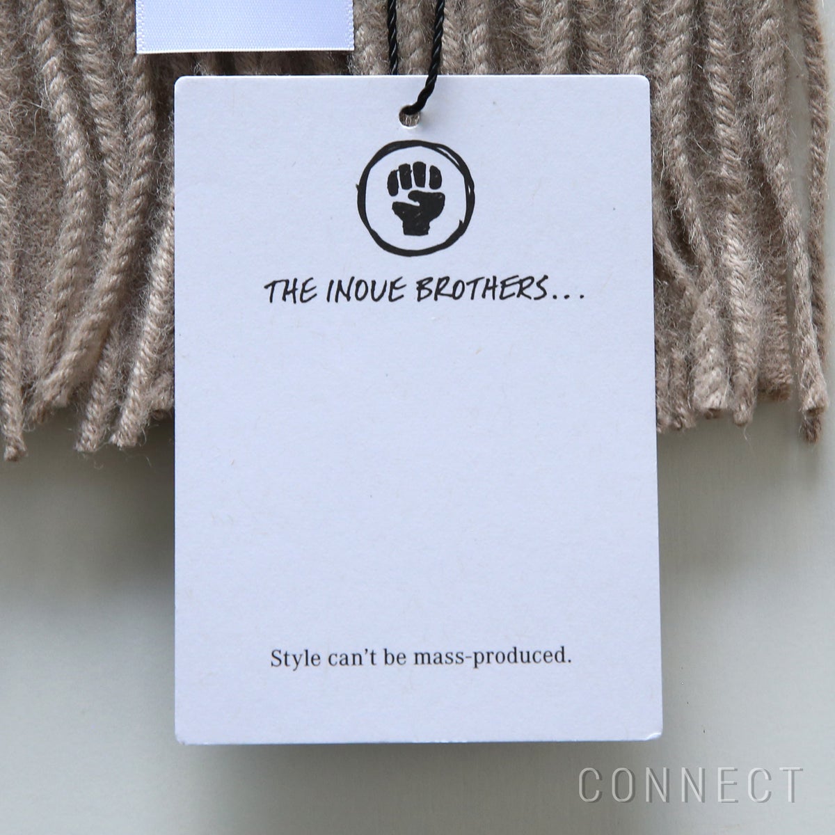 THE INOUE BROTHERS（ザ イノウエブラザーズ） / Brushed Scarf / ブラッシュド スカーフ / W36.5×H181cm / 全4色