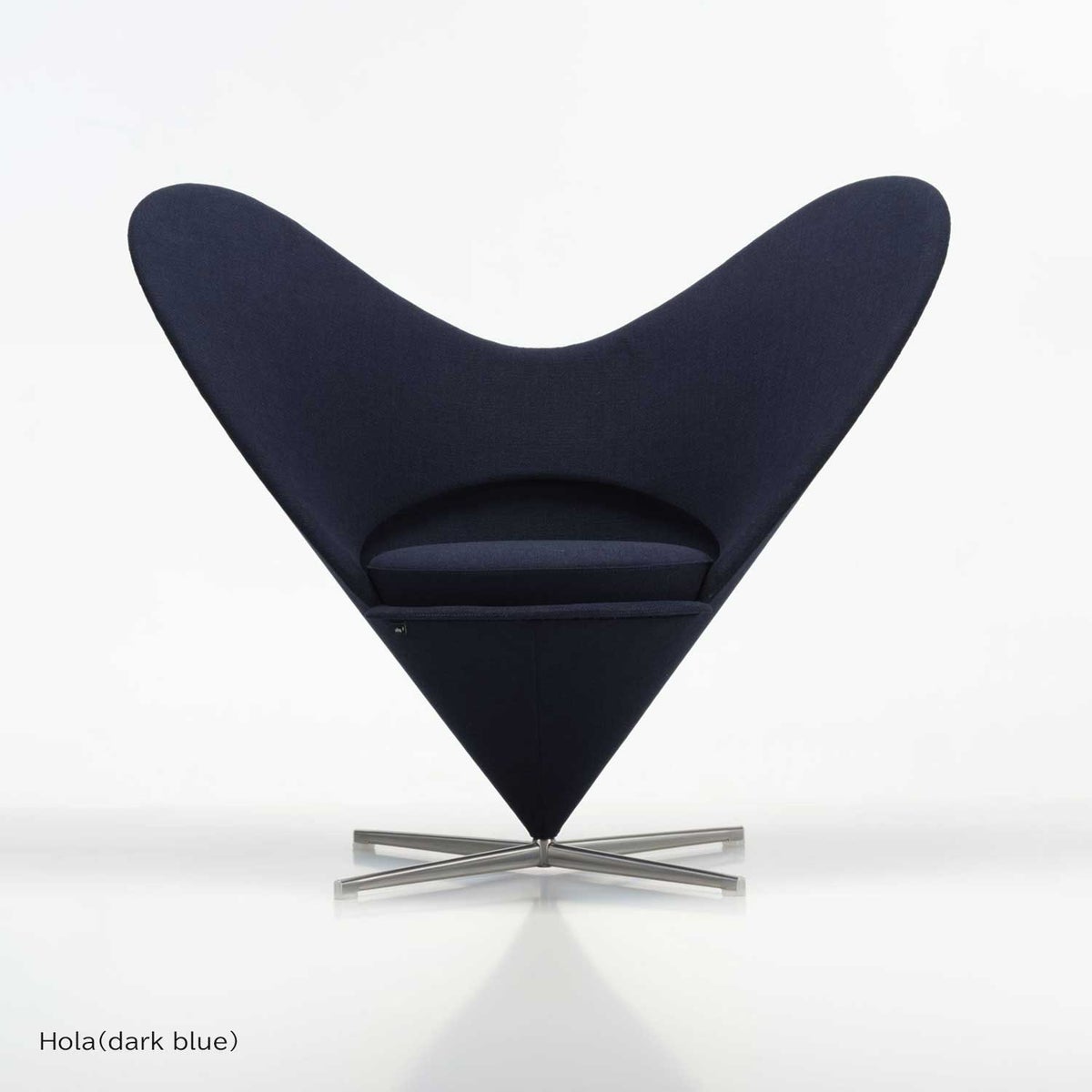 Vitra（ヴィトラ） / Heart Cone Chair（ハートコーンチェア）/ Hola（dark blue） / ラウンジチェア