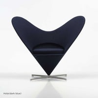 Vitra（ヴィトラ） / Heart Cone Chair（ハートコーンチェア）/ Hola（dark blue） / ラウンジチェア