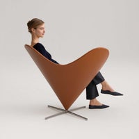 Vitra（ヴィトラ） / Heart Cone Chair（ハートコーンチェア）/ Hola（dark blue） / ラウンジチェア