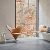 Vitra（ヴィトラ） / Heart Cone Chair（ハートコーンチェア）/ Hola（dark blue） / ラウンジチェア