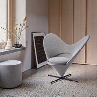 Vitra（ヴィトラ） / Heart Cone Chair（ハートコーンチェア）/ Hola（dark blue） / ラウンジチェア