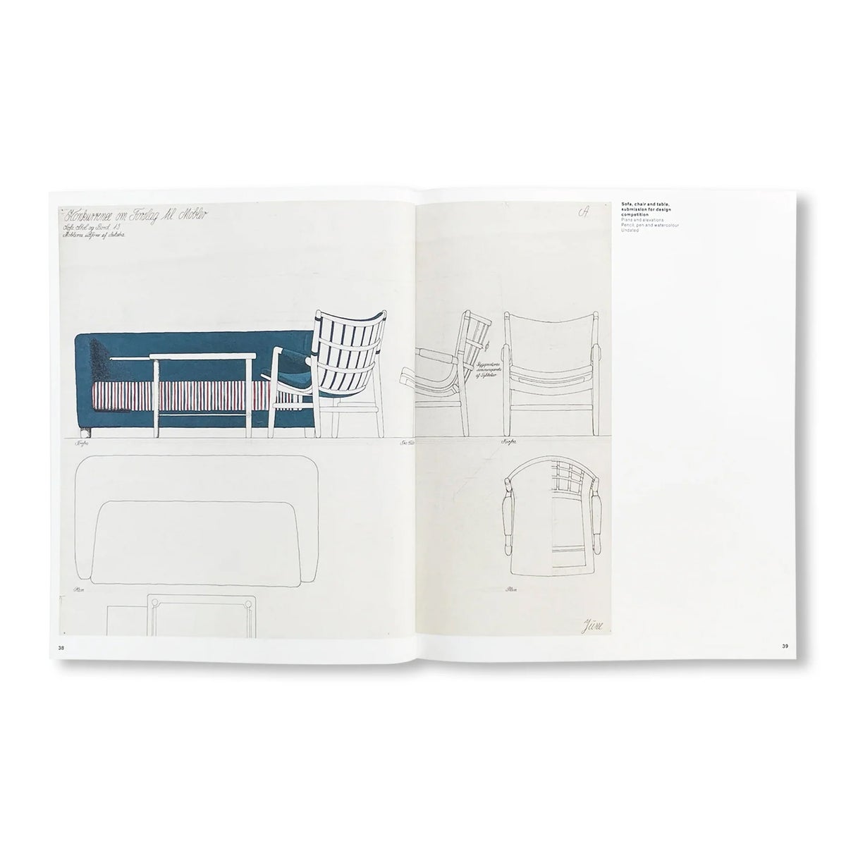WATERCOLORS by Hans J. Wegner / Anne Blond（アンネ・ブロンド） / 洋書