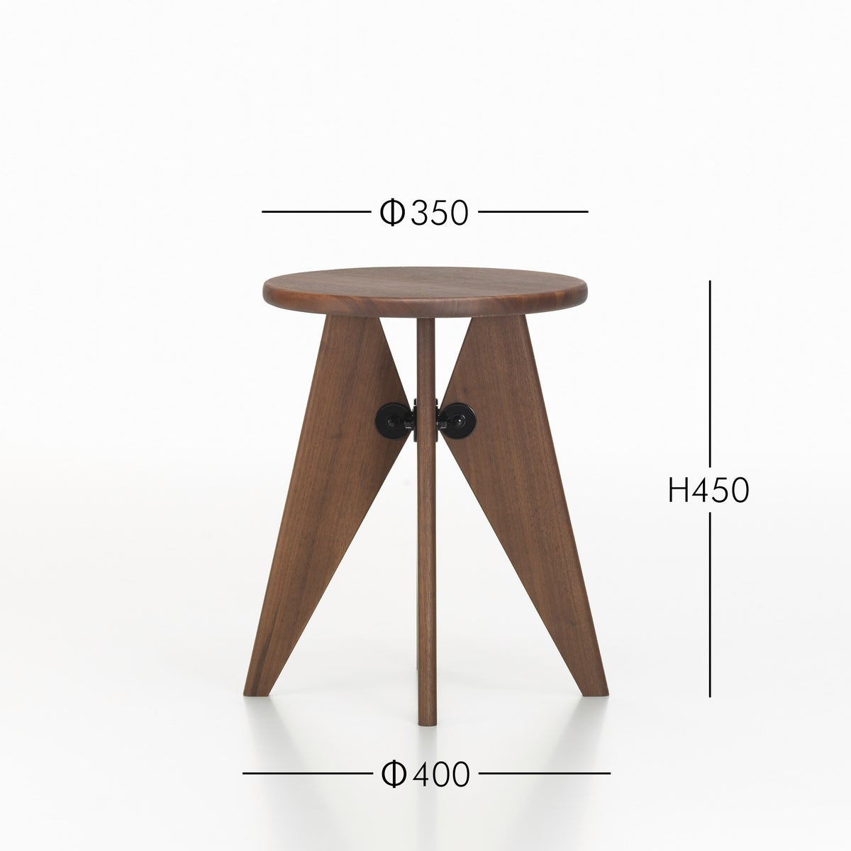 Vitra（ヴィトラ） / Tabouret Bois（タブレ ボワ） / アメリカンウォルナット ソリッド オイル仕上げ / スツール