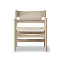FREDERICIA（フレデリシア） / Canvas 21 Chair（キャンバス21チェア） / Model 2021 / オーク材・ソープ仕上げ・ナチュラルキャンバス / ラウンジチェア