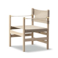 FREDERICIA（フレデリシア） / Canvas 21 Chair（キャンバス21チェア） / Model 2021 / オーク材・ソープ仕上げ・ナチュラルキャンバス / ラウンジチェア