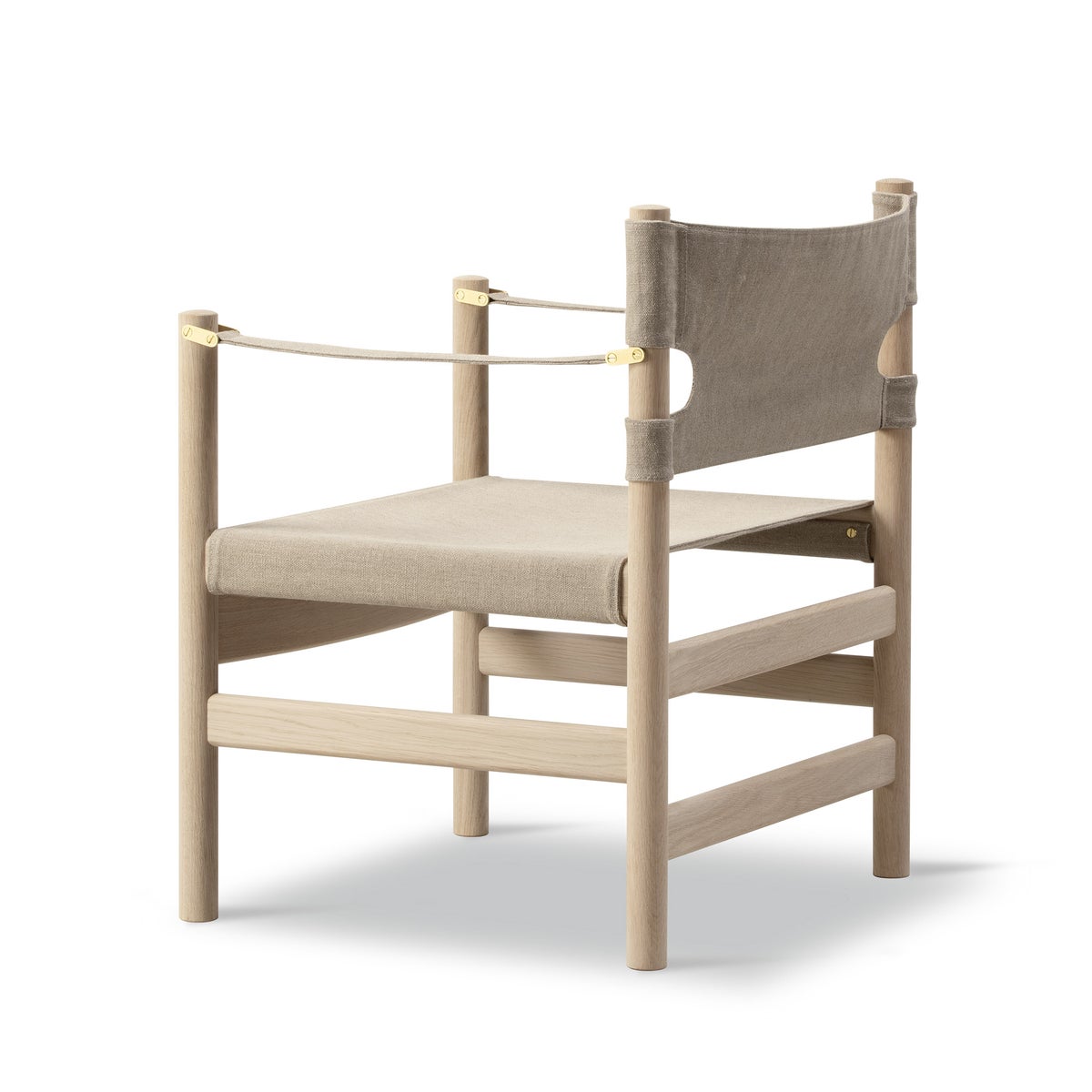 FREDERICIA（フレデリシア） / Canvas 21 Chair（キャンバス21チェア） / Model 2021 / オーク材・ソープ仕上げ・ナチュラルキャンバス / ラウンジチェア