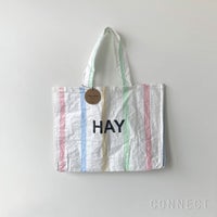 【アウトレット】HAY（ヘイ） / CANDY STRIPE SHOPPER（キャンディ ストライプ ショッパー） / Mサイズ / マルチ