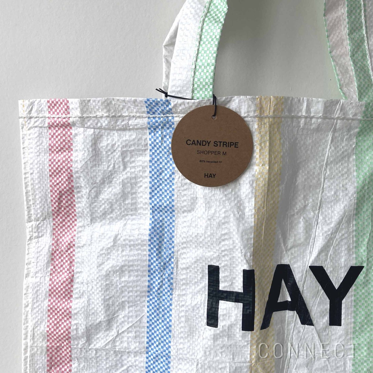 【アウトレット】HAY（ヘイ） / CANDY STRIPE SHOPPER（キャンディ ストライプ ショッパー） / Mサイズ / マルチ
