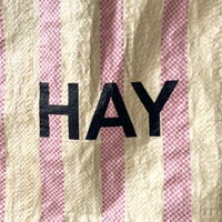 【アウトレット】HAY（ヘイ） / CANDY STRIPE SHOPPER（キャンディ ストライプ ショッパー） / Mサイズ / レッド＆イエロー