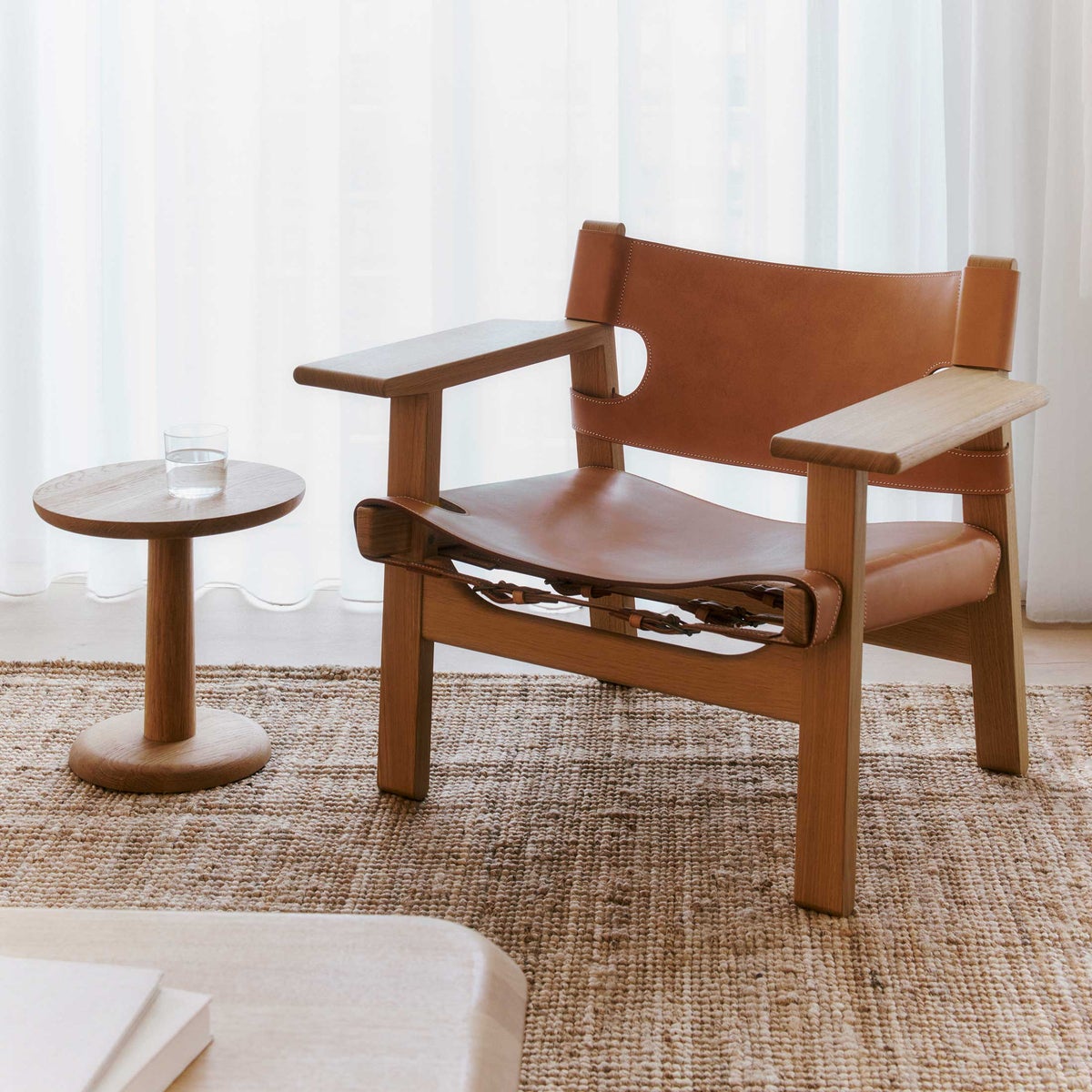 FREDERICIA（フレデリシア） / Pon Table（ポンテーブル） / Model 1285 / オーク材・オイル仕上げ / Φ40cm