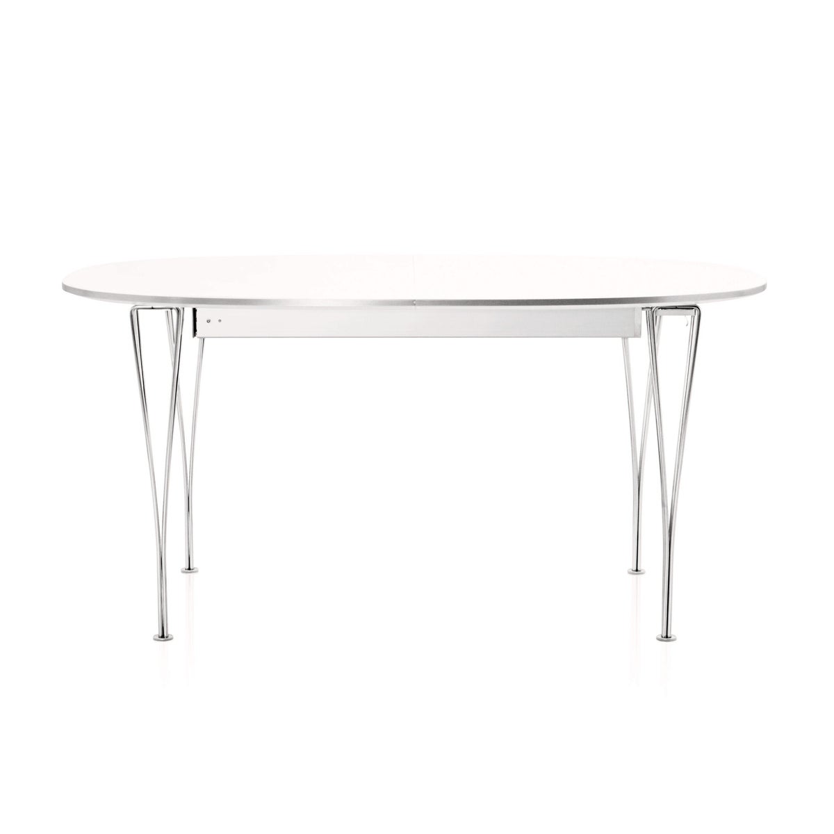 FRITZ HANSEN（フリッツ・ハンセン） / TABLE SERIES（テーブルシリーズ）B620 / スーパー楕円テーブル / ホワイト / クローム脚