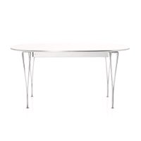 FRITZ HANSEN（フリッツ・ハンセン） / TABLE SERIES（テーブルシリーズ）B620 / スーパー楕円テーブル / ホワイト / クローム脚