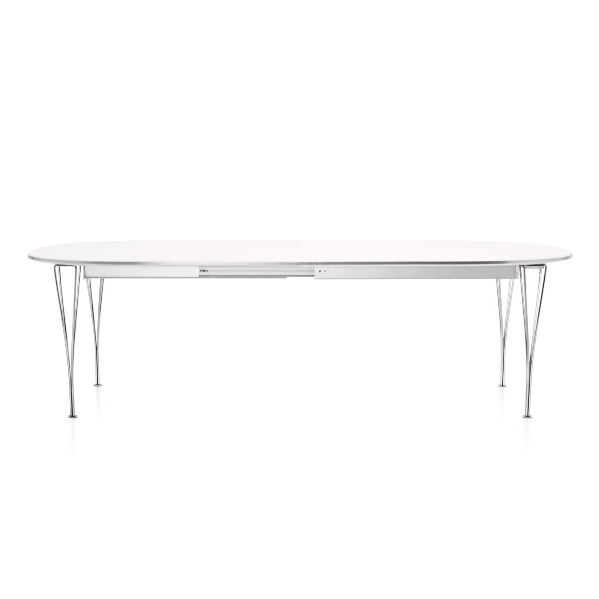 FRITZ HANSEN（フリッツ・ハンセン） / TABLE SERIES（テーブルシリーズ）B620 / スーパー楕円テーブル / ホワイト / クローム脚