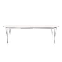 FRITZ HANSEN（フリッツ・ハンセン） / TABLE SERIES（テーブルシリーズ）B620 / スーパー楕円テーブル / ホワイト / クローム脚