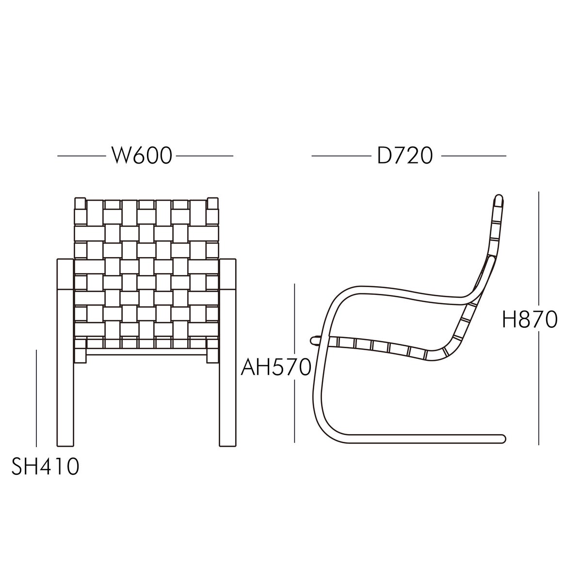 Artek（アルテック） / アームチェア 406 （アームチェア 406） / バーチ材・ナチュラルラッカー / 座面・全6色 / チェア