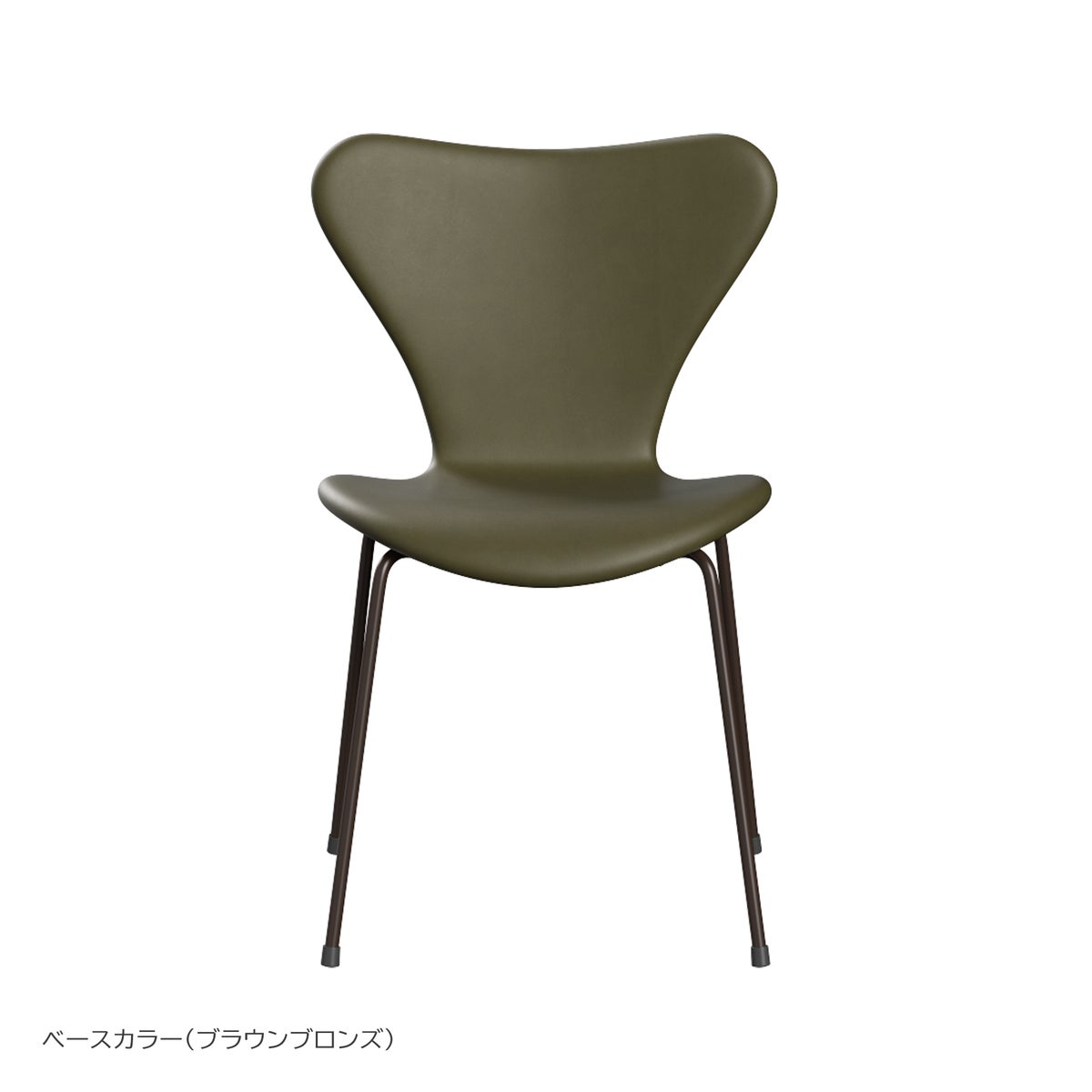 FRITZ HANSEN（フリッツ・ハンセン） / SERIES 7（セブンチェア） / Essential Leather（エッセンシャルレザー） / モスグリーン / フルパディング