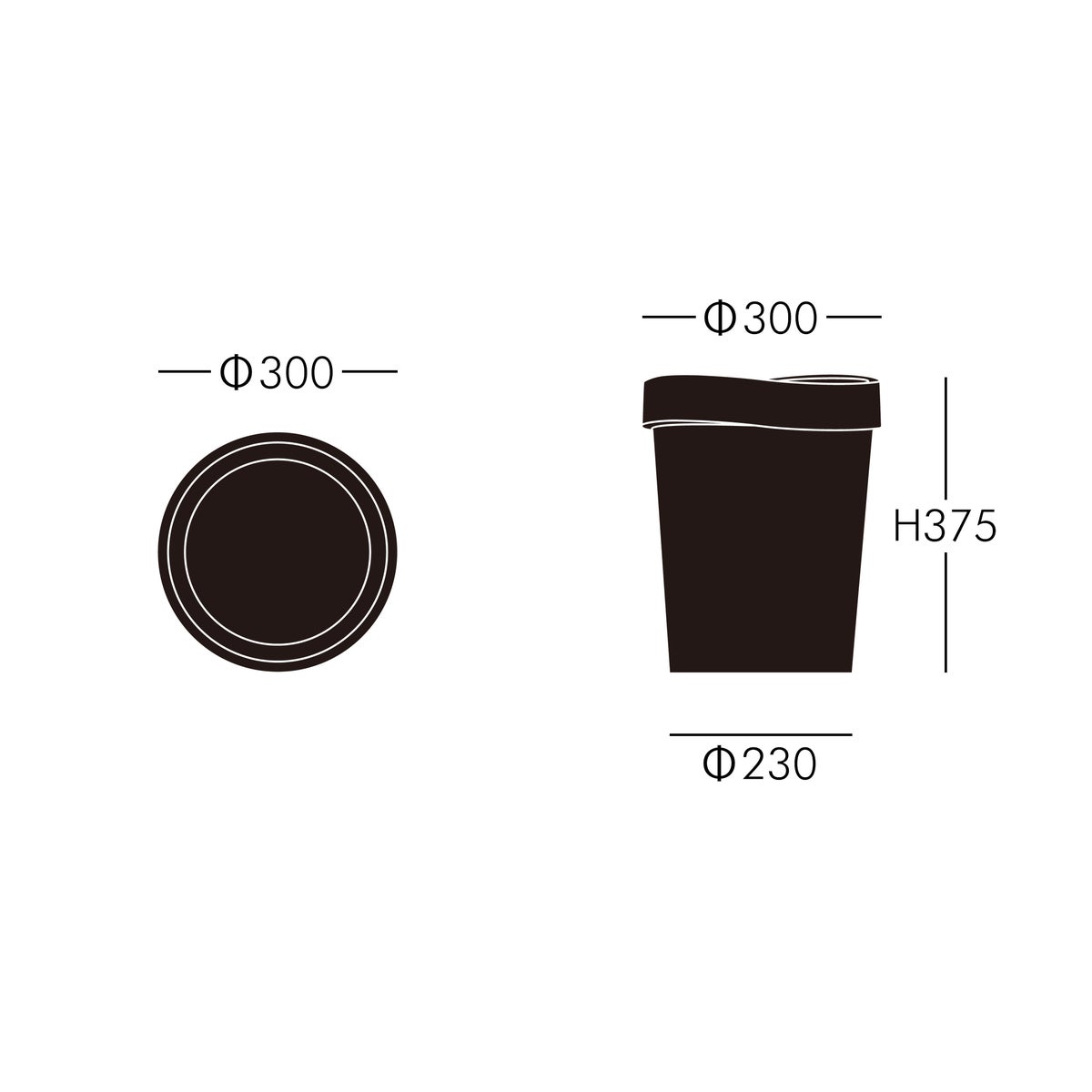 Vitra（ヴィトラ） / Happy Bin RE（ハッピービン RE） / Large / 全3色 / ゴミ箱