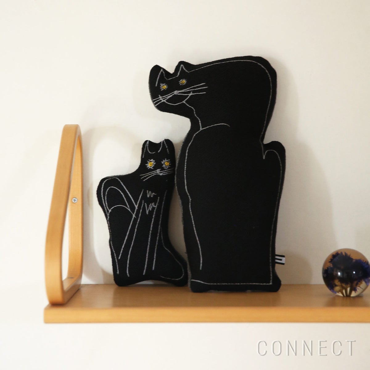 MELLEM（メレム） / 山口一郎 / Kvadrat（クヴァドラ） / Levende（レベンデ） / Kat（キャット） / Vidar（ヴィダー）× Maple（メープル） / ブラック / Sサイズ / オブジェ