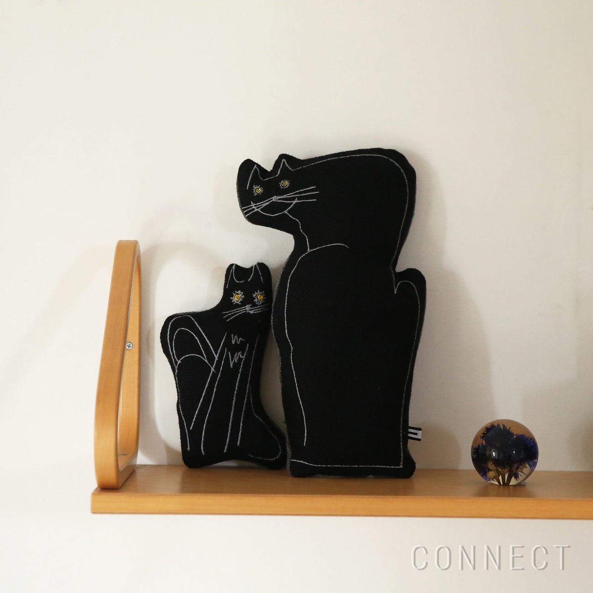 MELLEM（メレム） / 山口一郎 / Kvadrat（クヴァドラ） / Levende（レベンデ） / Kat（キャット） / Vidar（ヴィダー）× Maple（メープル） / ブラック / Lサイズ / オブジェ