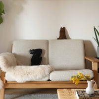 MELLEM（メレム） / 山口一郎 / Kvadrat（クヴァドラ） / Levende（レベンデ） / Kat（キャット） / Vidar（ヴィダー）× Maple（メープル） / ブラック / Lサイズ / オブジェ