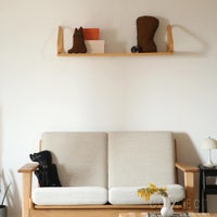 MELLEM（メレム） / 山口一郎 / Kvadrat（クヴァドラ） / Levende（レベンデ） / Kat（キャット） / Vidar（ヴィダー）× Maple（メープル） / ブラック / Lサイズ / オブジェ