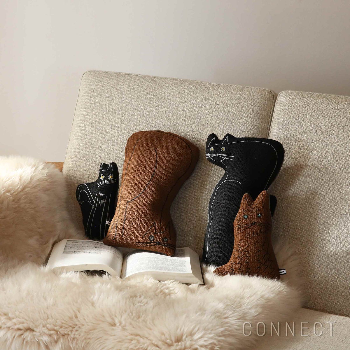 MELLEM（メレム） / 山口一郎 / Kvadrat（クヴァドラ） / Levende（レベンデ） / Kat（キャット） / Vidar（ヴィダー）× Maple（メープル） / ブラウン / Sサイズ / オブジェ