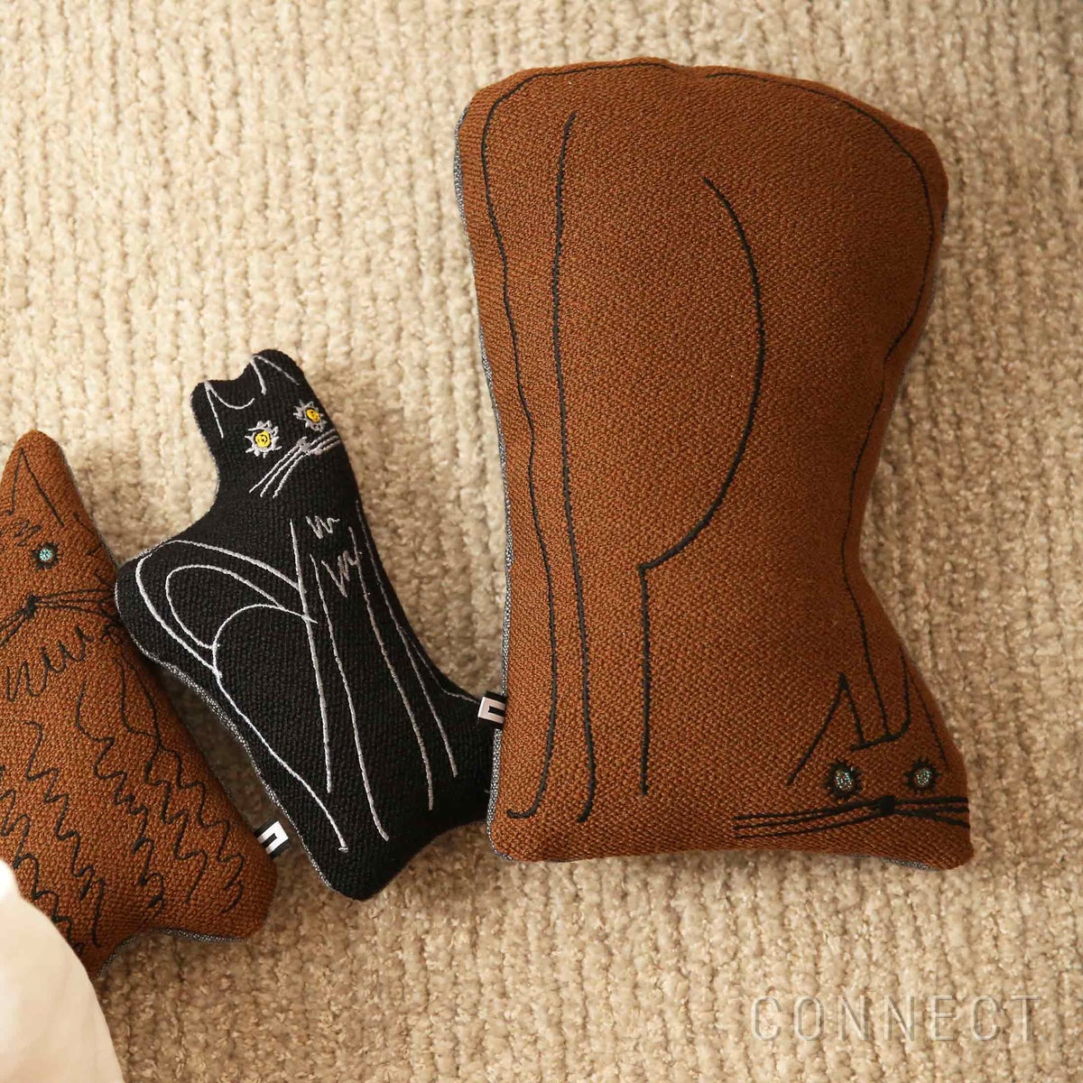 MELLEM（メレム） / 山口一郎 / Kvadrat（クヴァドラ） / Levende（レベンデ） / Kat（キャット） / Vidar（ヴィダー）× Maple（メープル） / ブラウン / Lサイズ / オブジェ