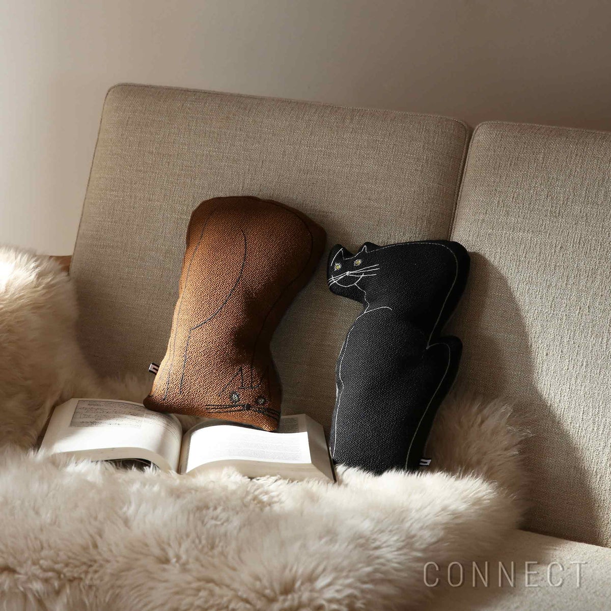 MELLEM（メレム） / 山口一郎 / Kvadrat（クヴァドラ） / Levende（レベンデ） / Kat（キャット） / Vidar（ヴィダー）× Maple（メープル） / ブラウン / Lサイズ / オブジェ