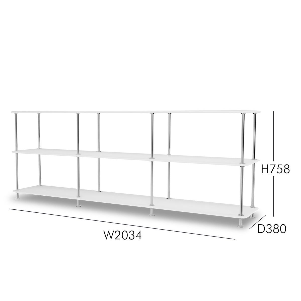 Montana（モンタナ） / Free（フリー）222000 / シェルフ / 214 New White x Chrome