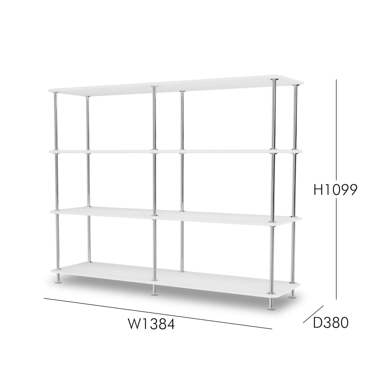 Montana（モンタナ） / Free（フリー）330000 / シェルフ / 214 New White x Chrome