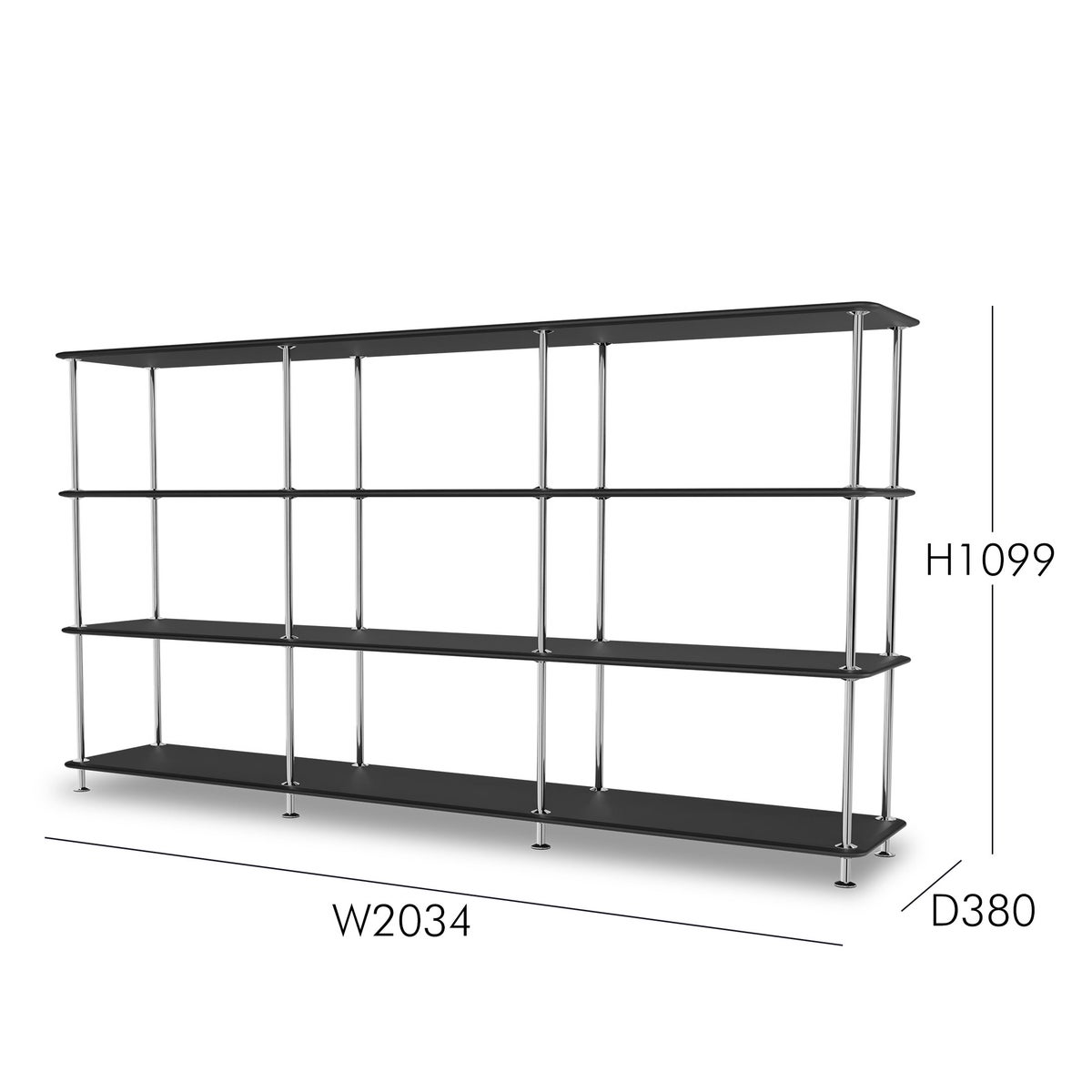 Montana（モンタナ） / Free（フリー）333000 / シェルフ / 207 Black x Chrome