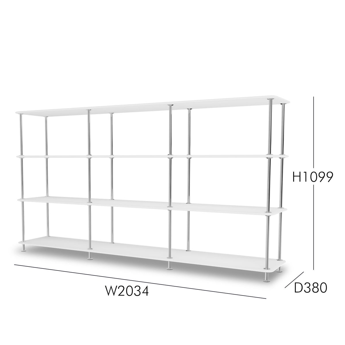 Montana（モンタナ） / Free（フリー）333000 / シェルフ / 214 New White x Chrome