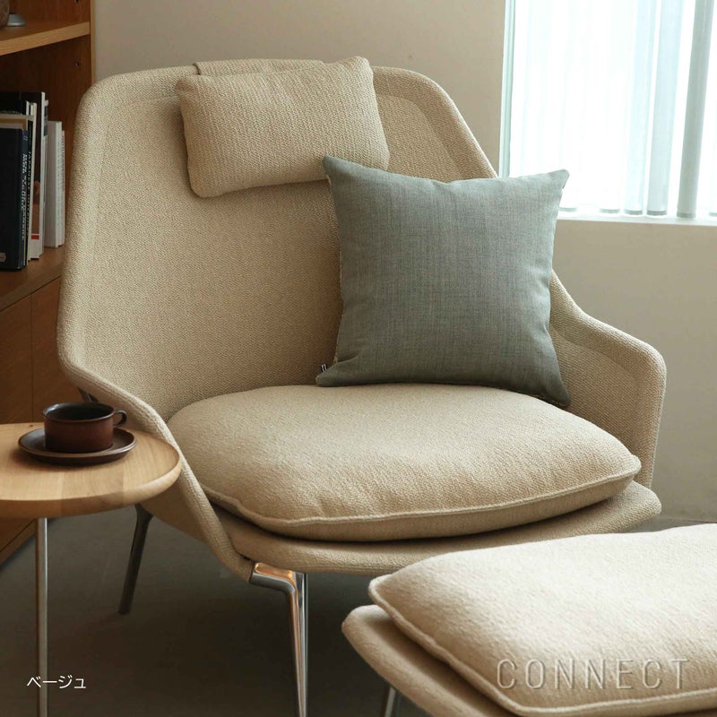 MELLEM（メレム） / Kvadrat/Raf Simons（クヴァドラ/ラフ・シモンズ） / フェザークッション 45×45cm /  Atom（アトム）× Remix Screen（リミックス スクリーン） / 中材入り / 全2色