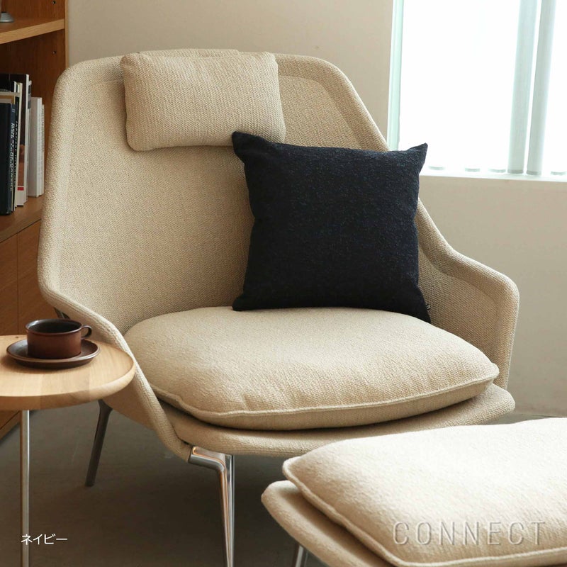 MELLEM（メレム） / Kvadrat/Raf Simons（クヴァドラ/ラフ・シモンズ） / フェザークッション 45×45cm /  Atom（アトム）× Remix Screen（リミックス スクリーン） / 中材入り / 全2色