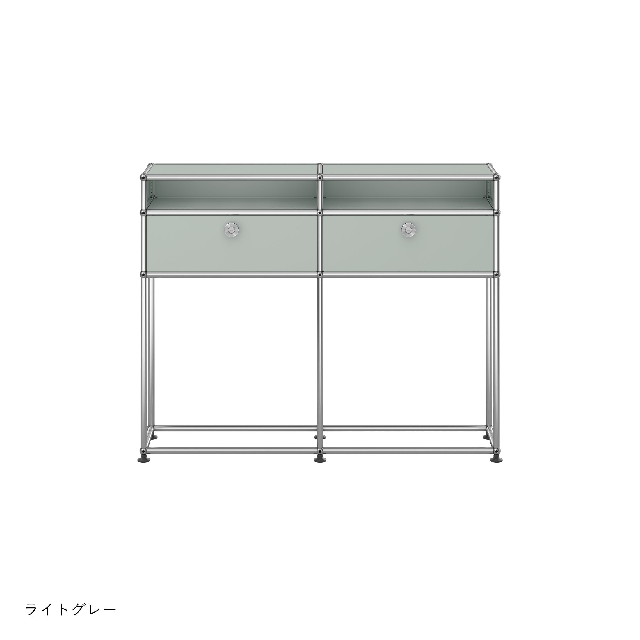 USMハラー キャビネット スチールラック 棚 台 純正 正規品 ライト