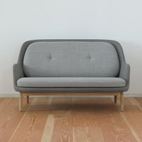 【ポイント20倍】【アウトレット】FRITZ HANSEN（フリッツ・ハンセン） / FRI SOFA（フリソファ） / ウッドベース / Canvas（キャンバス）0134 グレー×0124 ライトグレー
