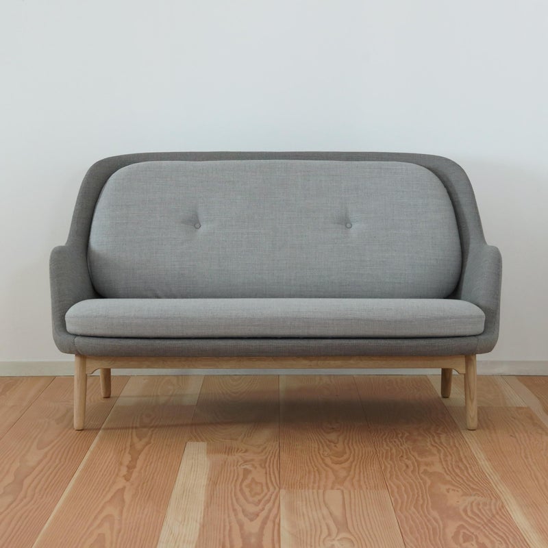 【ポイント20倍】【アウトレット】FRITZ HANSEN（フリッツ・ハンセン） / FRI SOFA（フリソファ） / ウッドベース / Canvas（キャンバス）0134 グレー×0124 ライトグレー