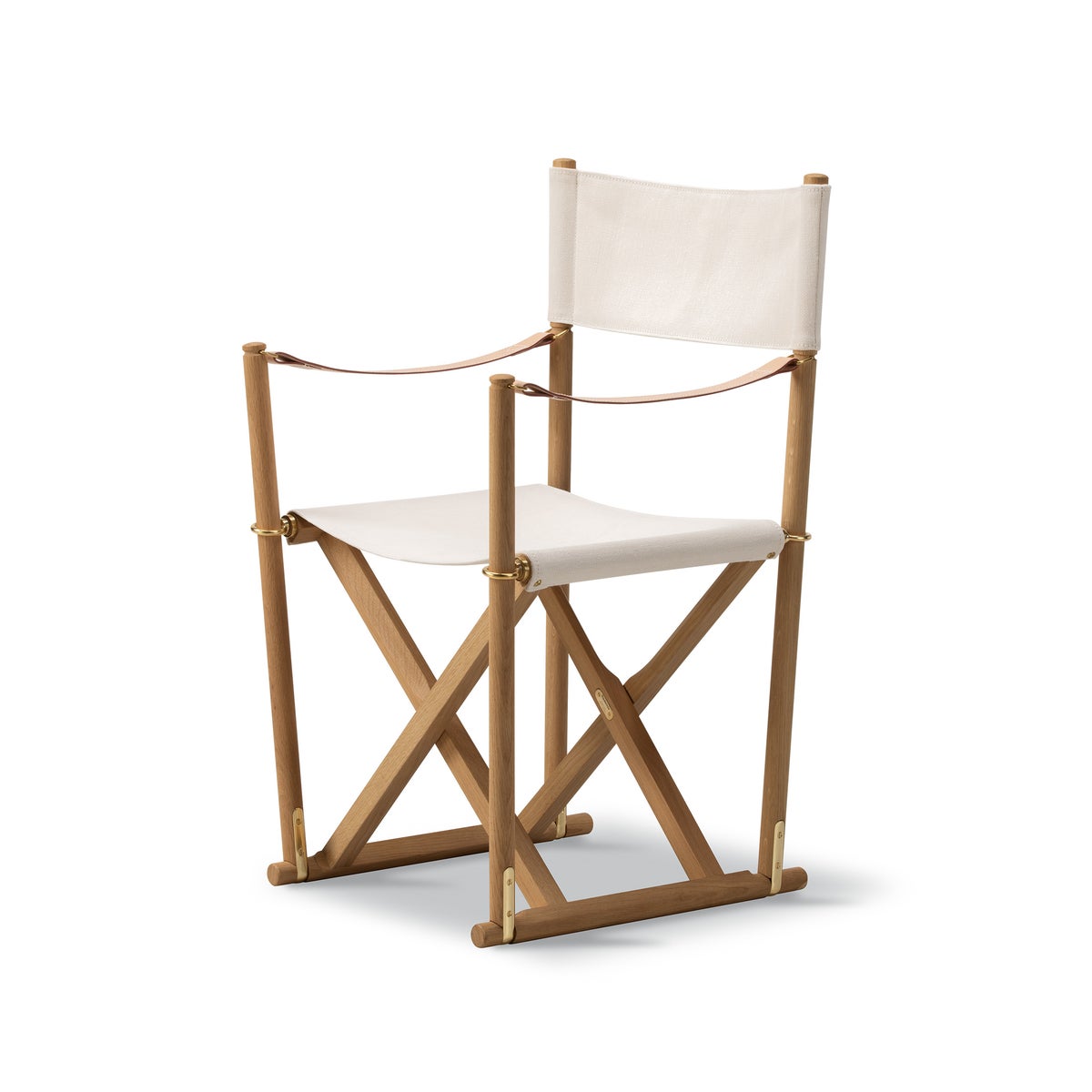 FREDERICIA（フレデリシア） / MK16 Folding Chair（フォールディングチェア） / Model 6016 / オーク材・オイル仕上げ / コットンキャンバス / オフホワイト