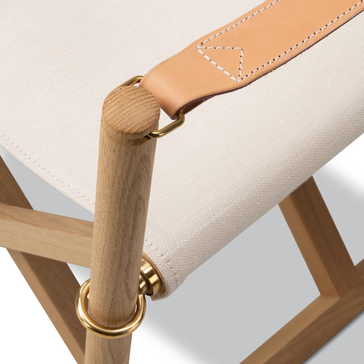 FREDERICIA（フレデリシア） / MK16 Folding Chair（フォールディングチェア） / Model 6016 / オーク材・オイル仕上げ / コットンキャンバス / オフホワイト