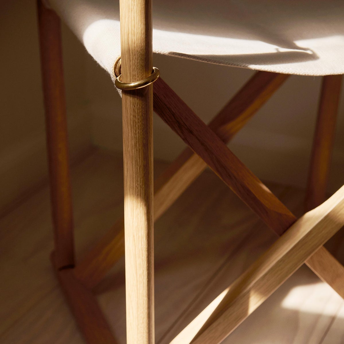 FREDERICIA（フレデリシア） / MK16 Folding Chair（フォールディングチェア） / Model 6016 / オーク材・オイル仕上げ / コットンキャンバス / オフホワイト