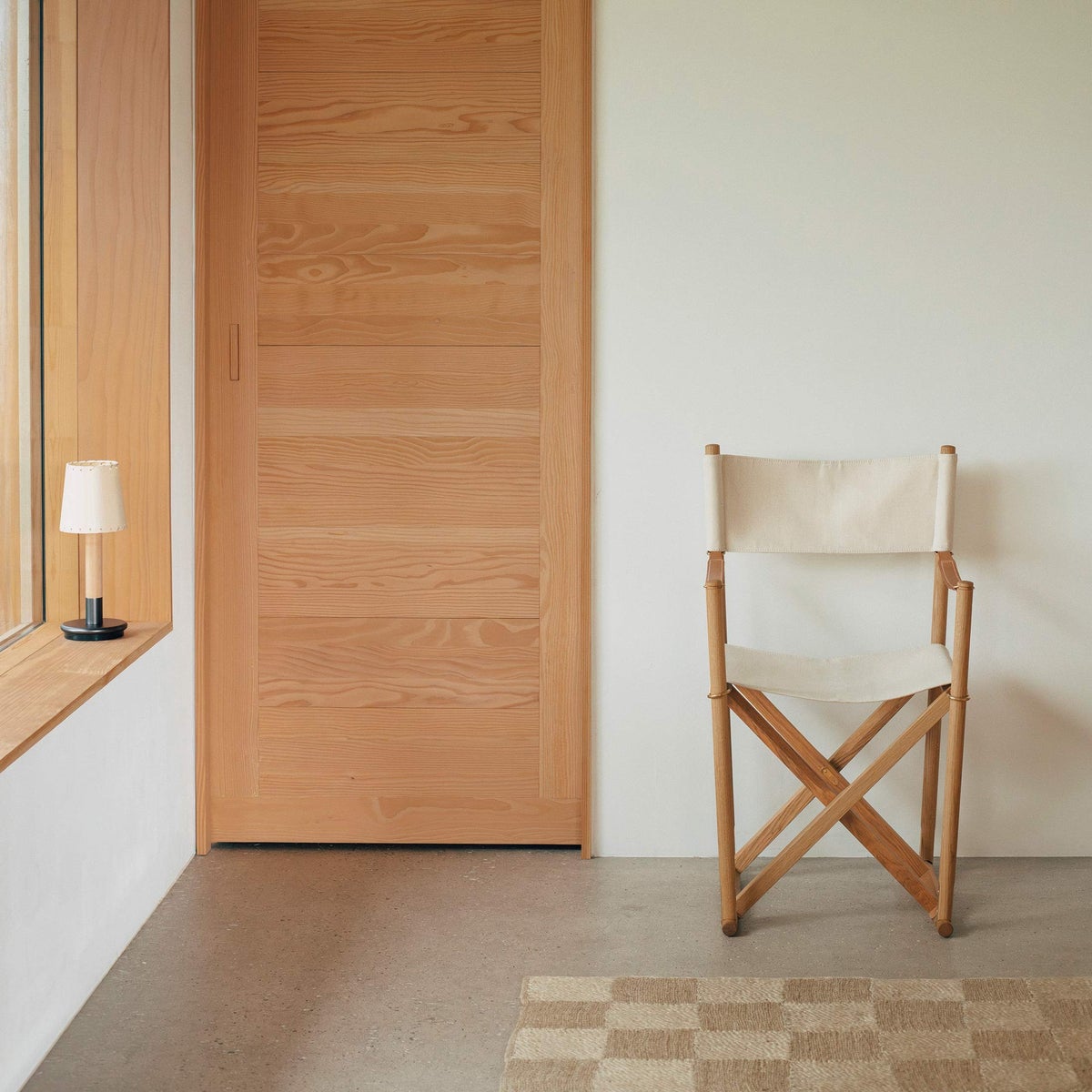 FREDERICIA（フレデリシア） / MK16 Folding Chair（フォールディングチェア） / Model 6016 / オーク材・オイル仕上げ / コットンキャンバス / オフホワイト